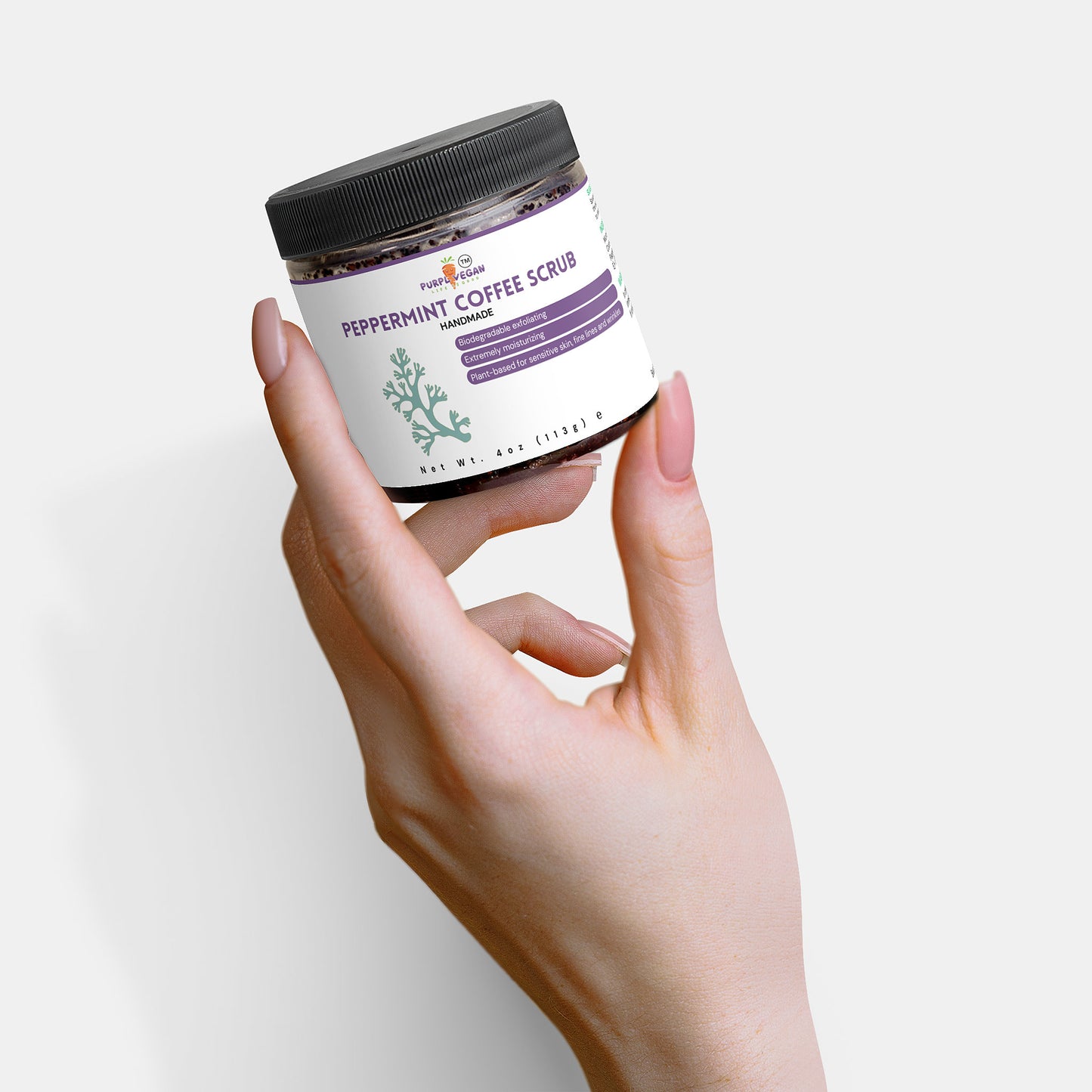 Peppermint Coffee Scrub