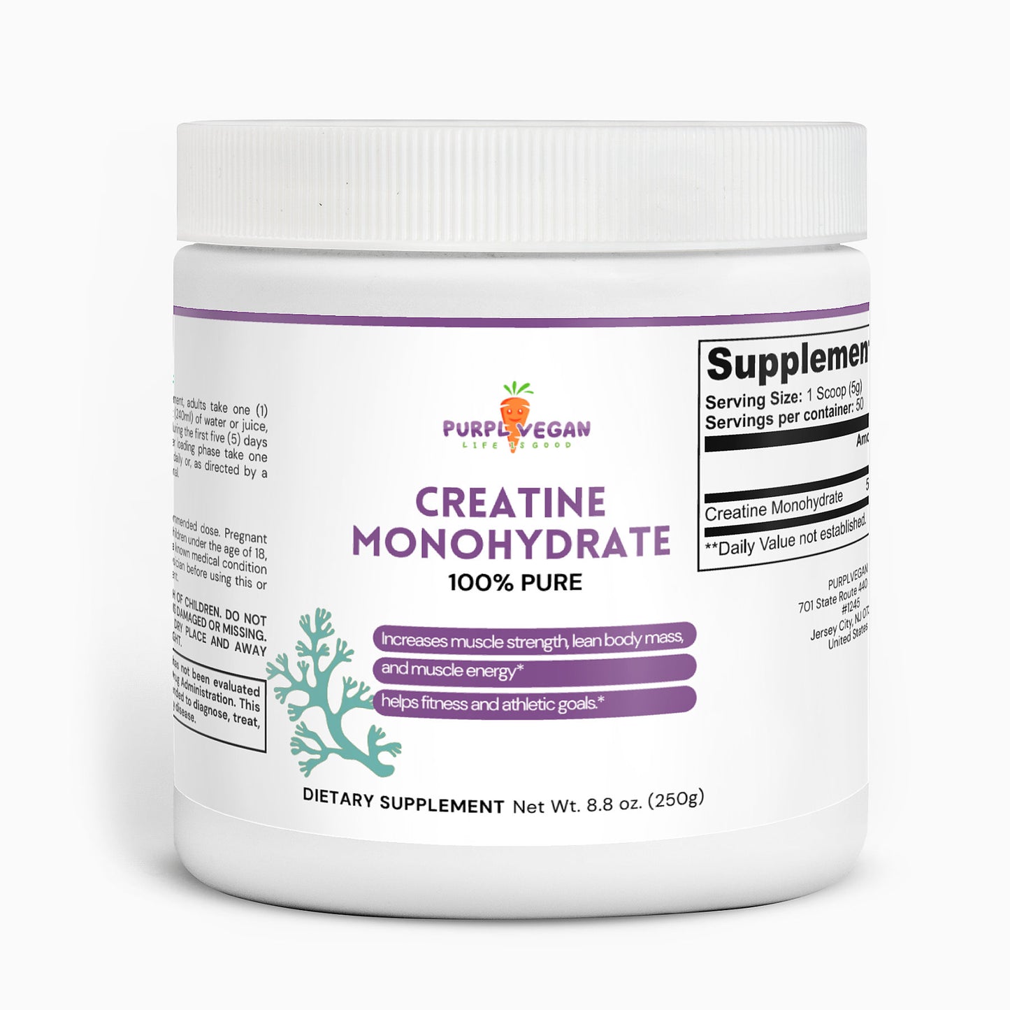 Creatine Monohydrate - Purplvegan