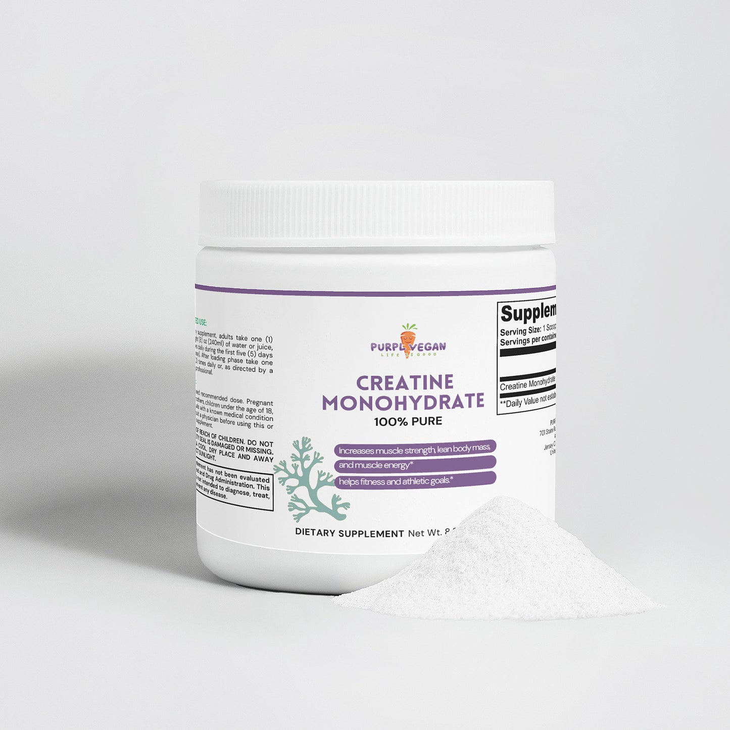 Creatine Monohydrate - Purplvegan