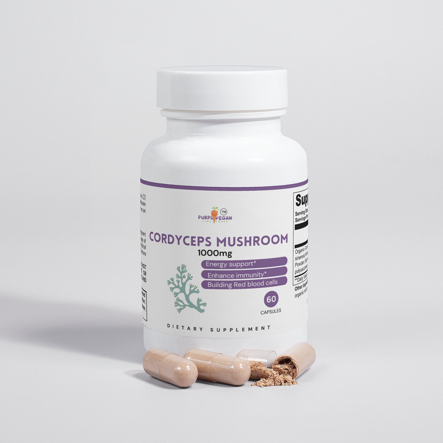 Cordyceps Mushroom - Purplvegan