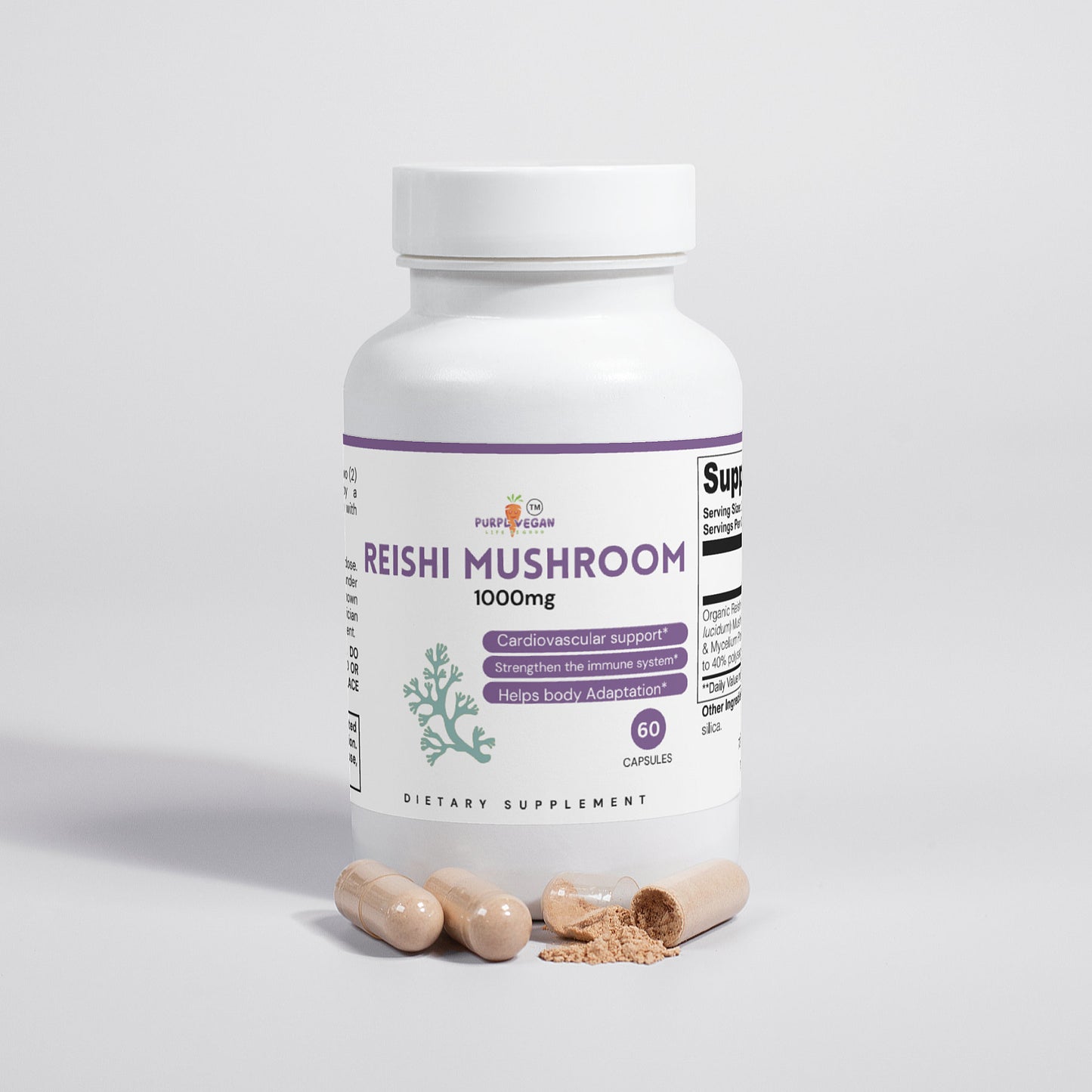 Reishi Mushroom - Purplvegan