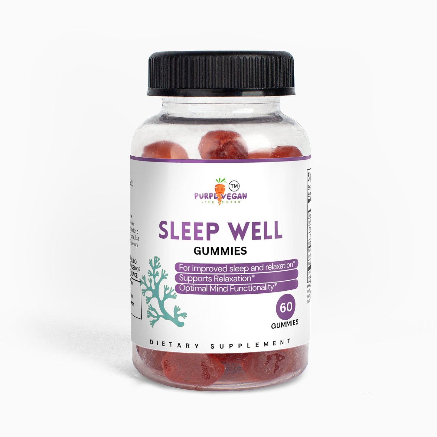 Sleep Well Gummies (Adult) - Purplvegan