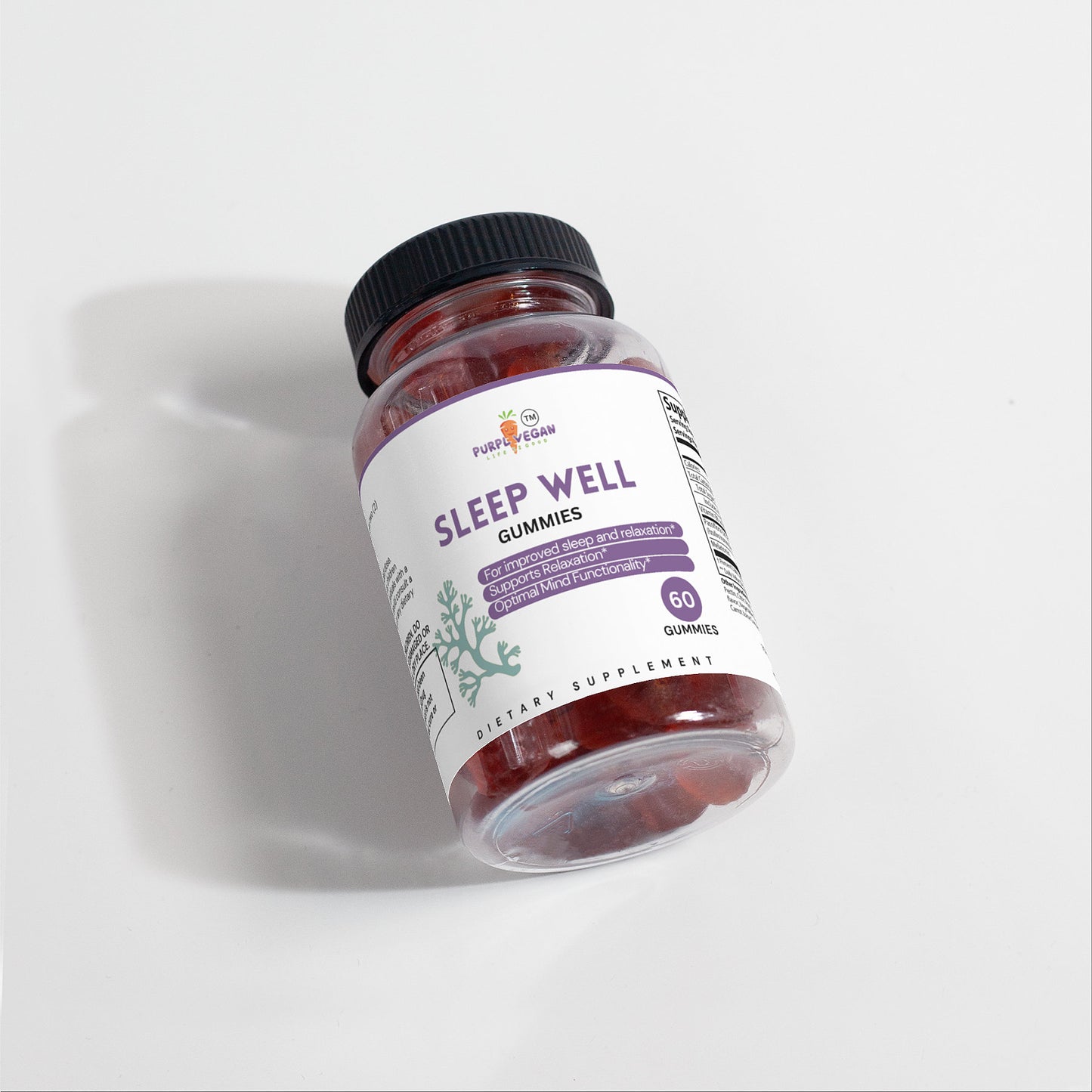 Sleep Well Gummies (Adult) - Purplvegan
