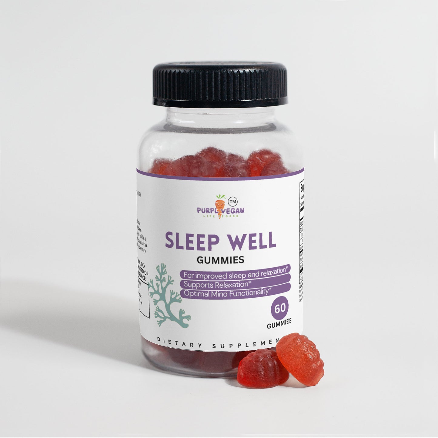 Sleep Well Gummies (Adult) - Purplvegan