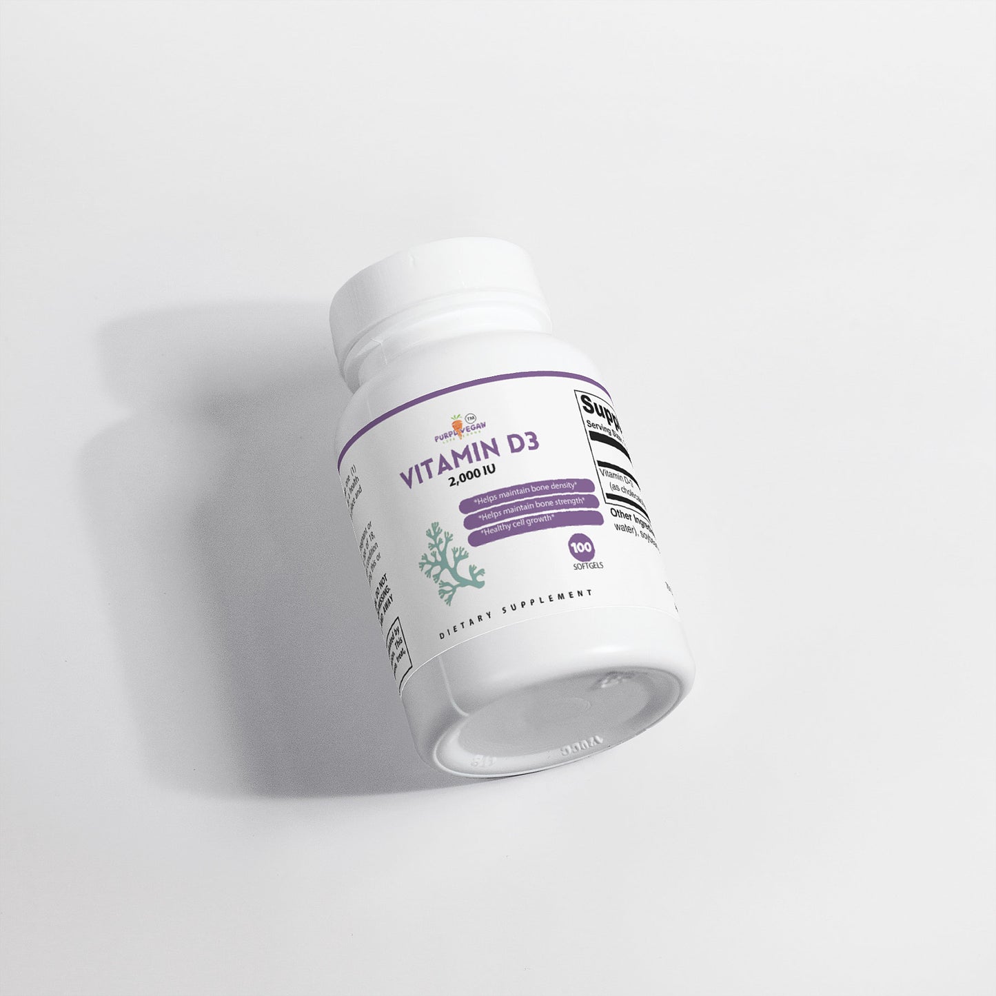 Vitamin D3 2,000 IU - Purplvegan