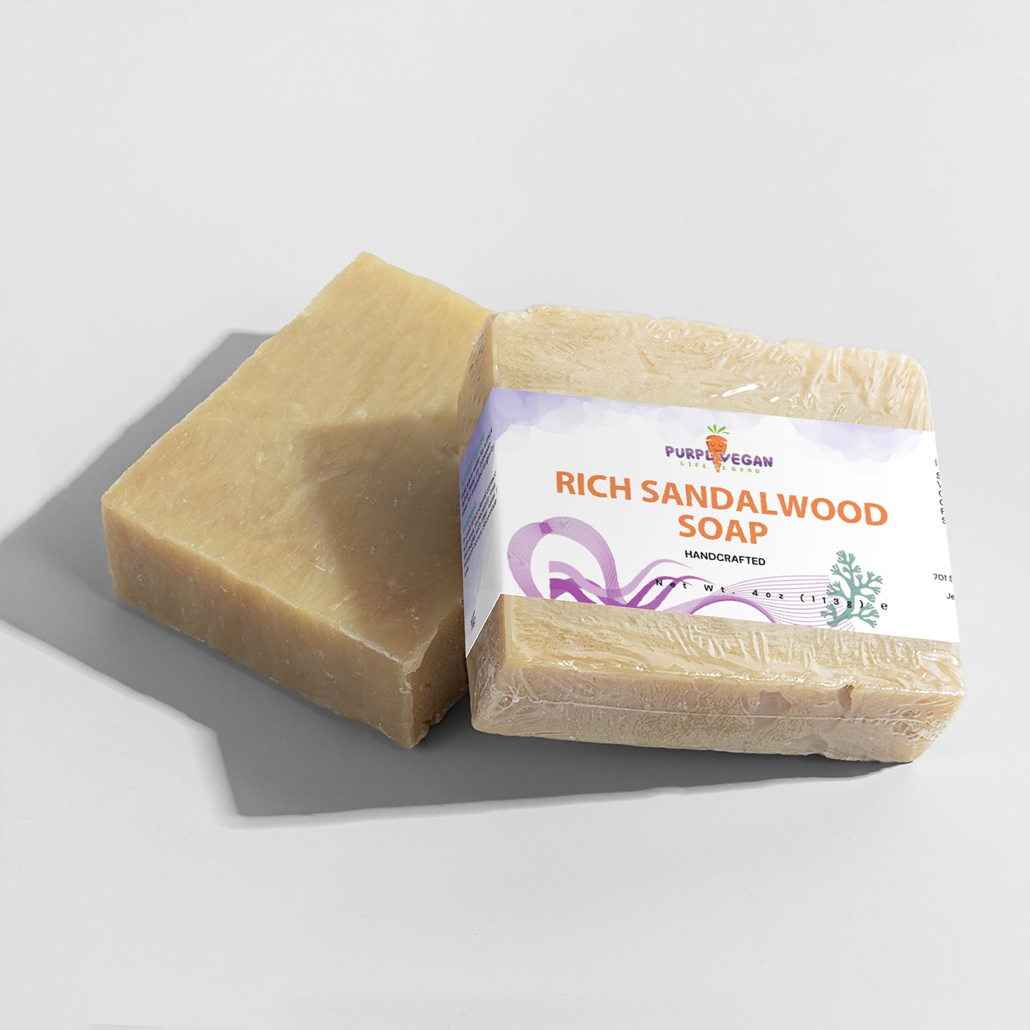 Rich Sandalwood Soap - Purplvegan