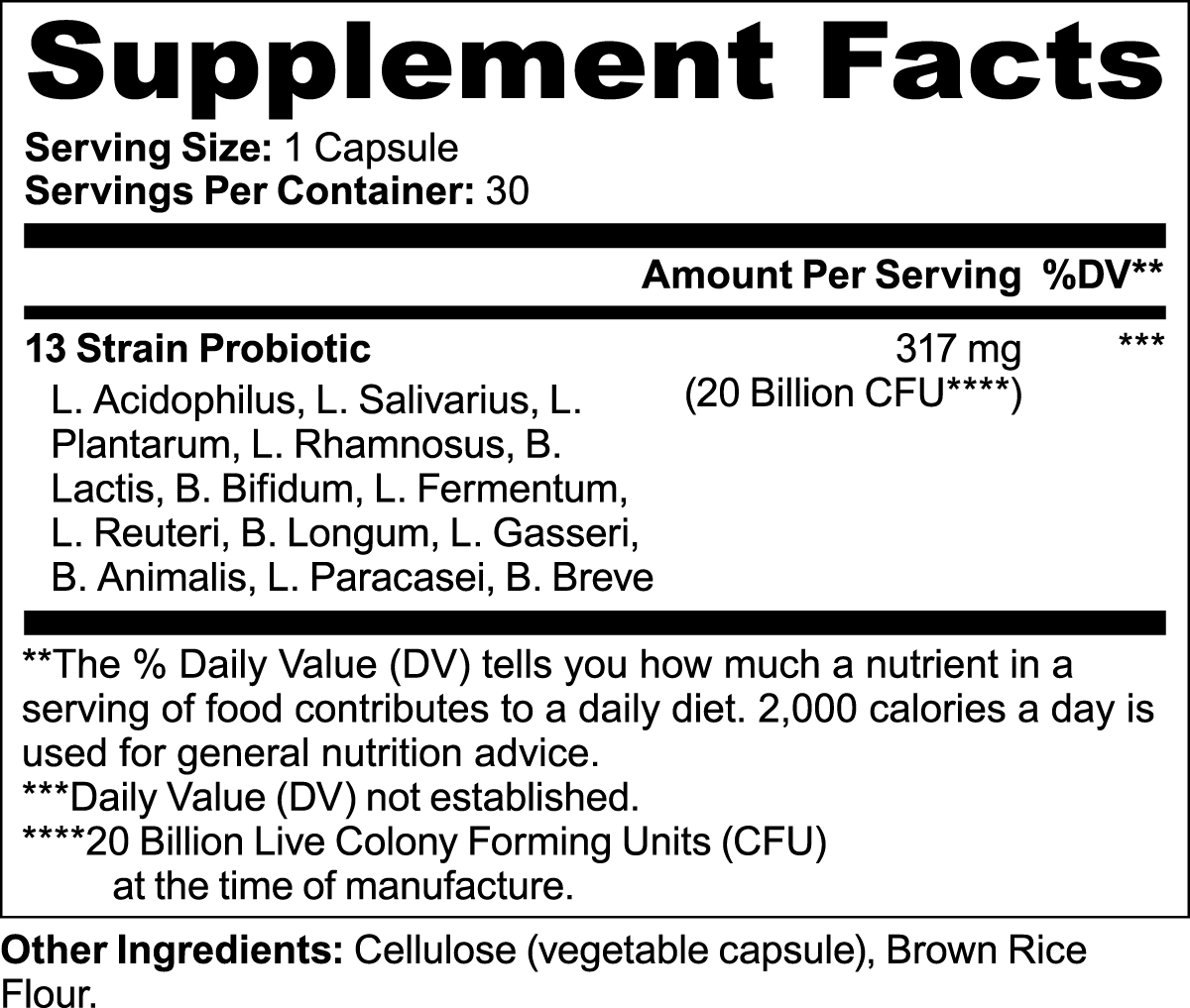 Probiotic 20 Billion - Purplvegan