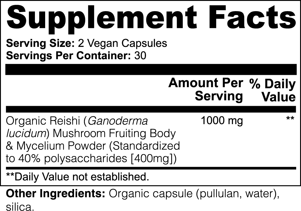 Reishi Mushroom - Purplvegan