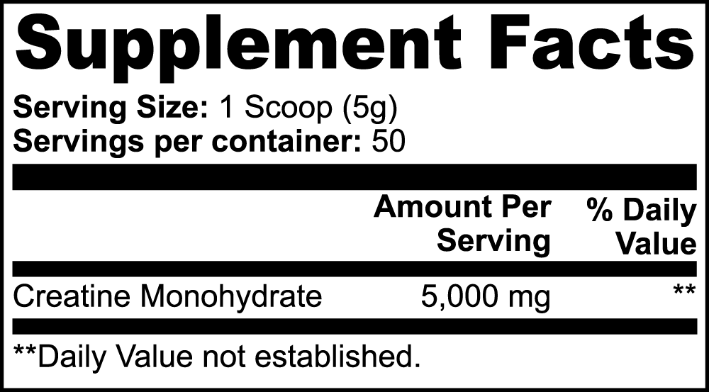 Creatine Monohydrate - Purplvegan