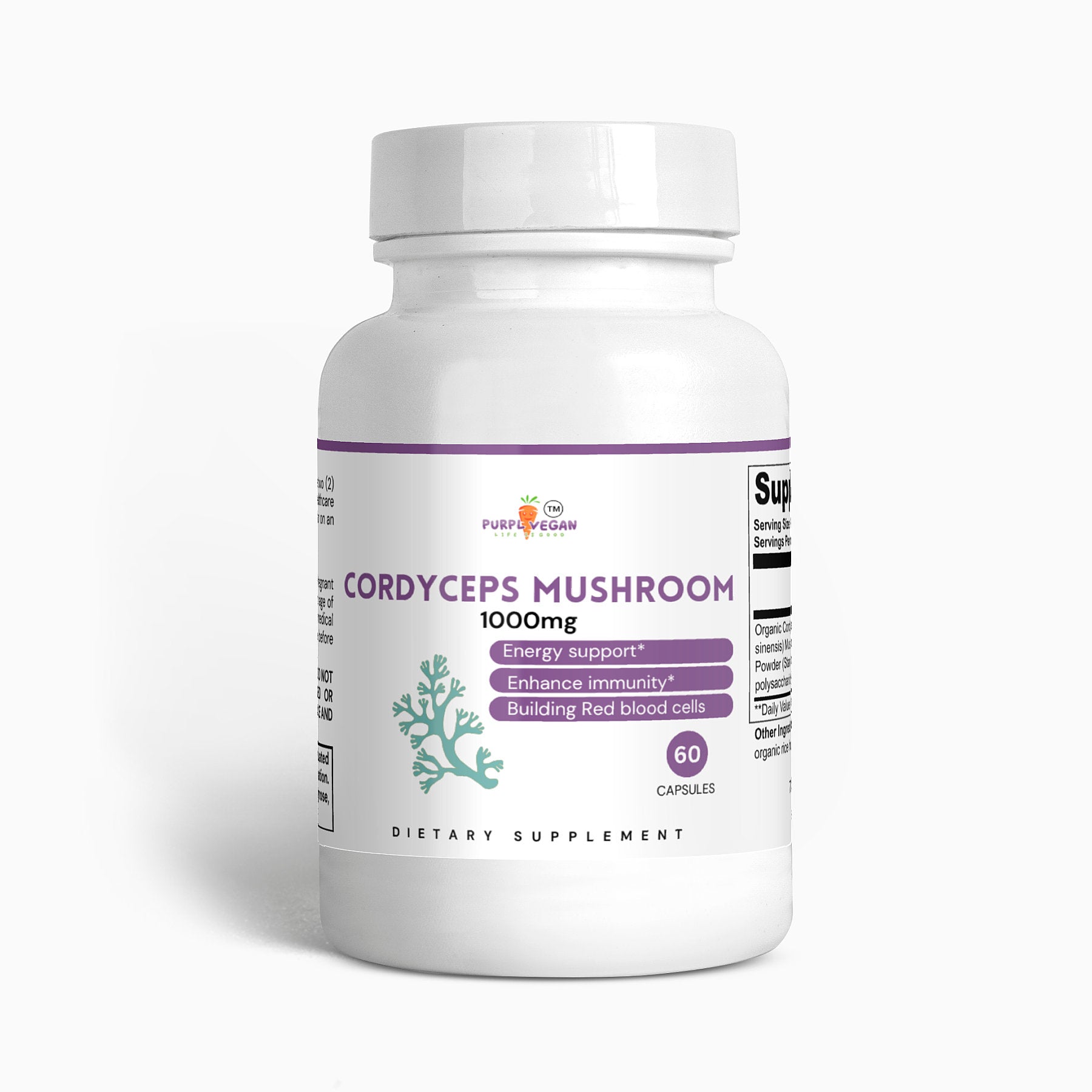 Cordyceps Mushroom - Purplvegan 