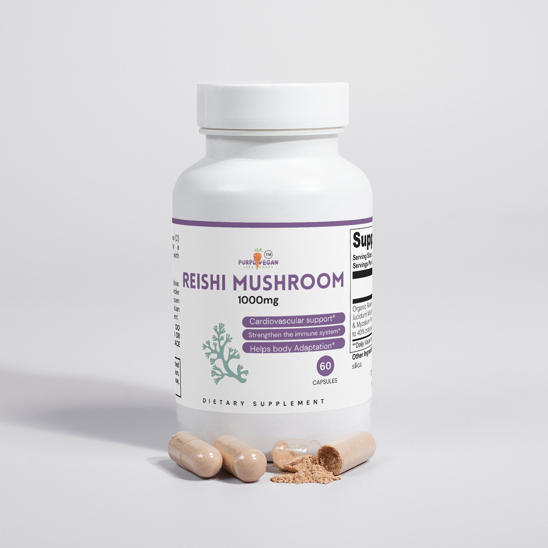 Reishi Mushroom - Purplvegan 