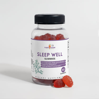 Sleep Well Gummies (Adult) - Purplvegan 