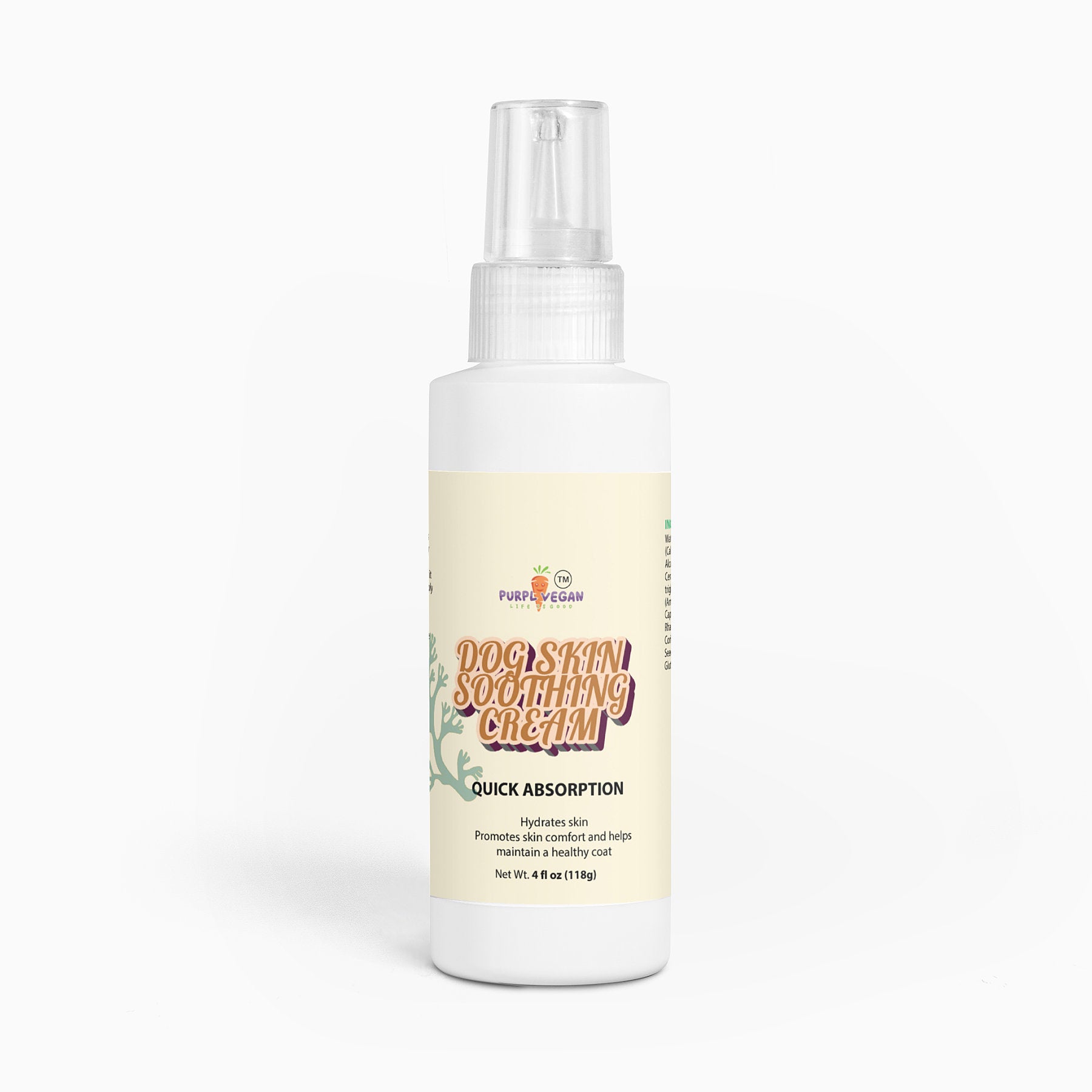 Dog Skin Soothing Cream - Purplvegan 